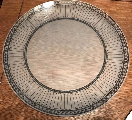 Contrasts Colonnade Round Glassware Platter