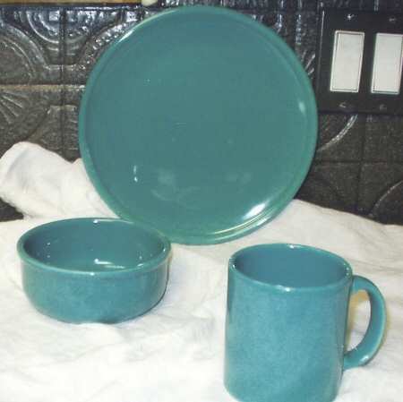 Solid Colours Turquoise Coupe Cereal Bowl