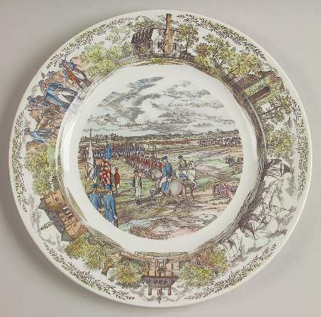 Williamsburg Virginia Dinner Plate