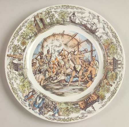 Williamsburg Virginia Dinner Plate