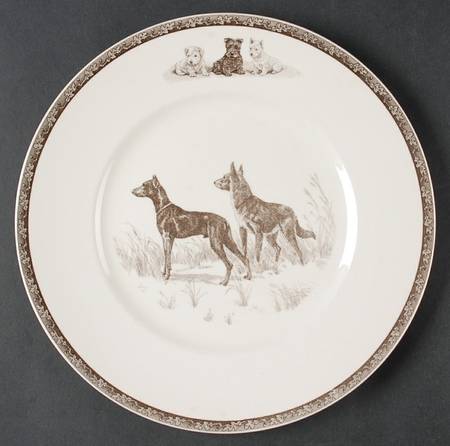 Non Sporting, Terrier Working Dog Plates by Wedgwood