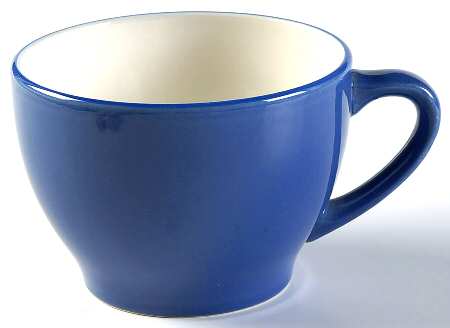 Passano Blue Flat Cup