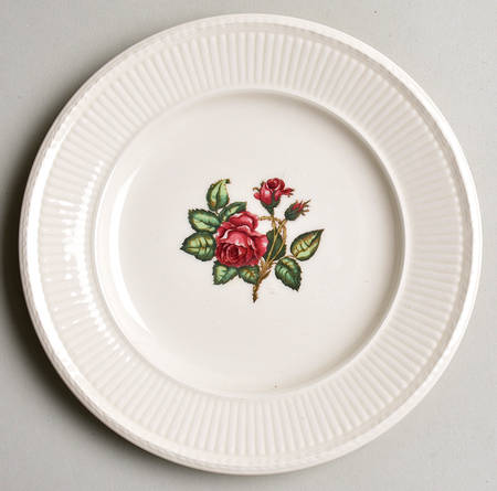 Moss Rose (Newer, Black Backstamp) Dessert/Pie Plate