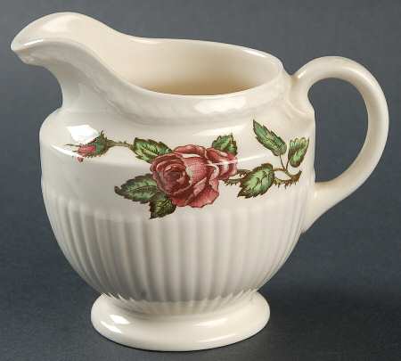 Moss Rose (Newer, Black Backstamp) Creamer