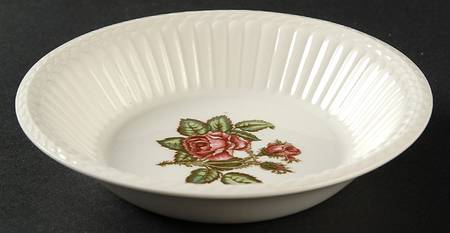 Moss Rose (Newer, Black Backstamp) Fruit/Dessert (Sauce) Bowl