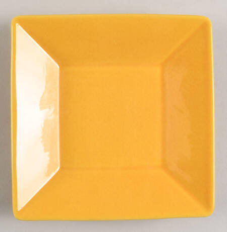 Fun Factory Yellow (Germany) Square Salad Plate