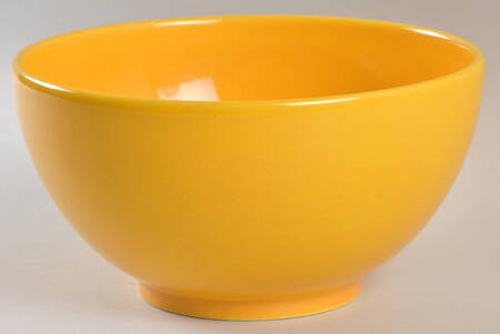 Fun Factory Yellow (Germany) 7" Round Vegetable Bowl