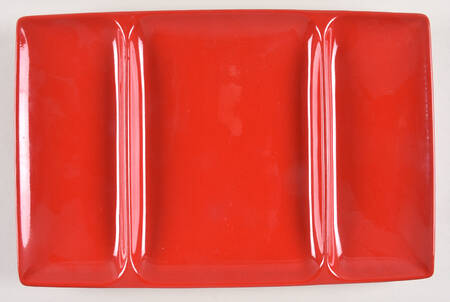 Fun Factory Freestyle Red-Cherry (Germany) 3 Part Rectangular Divided Server