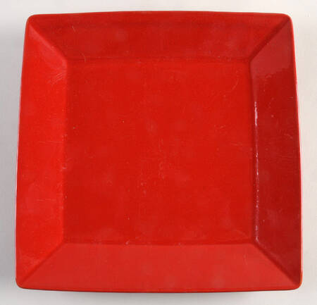 Fun Factory Freestyle Red-Cherry (Germany) Square Dinner Plate