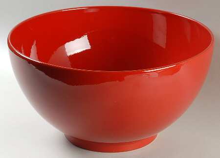 Fun Factory Freestyle Red-Cherry (Germany) 13" Round Serving Bowl