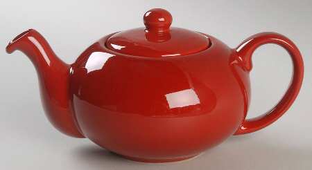 Fun Factory Freestyle Red-Cherry (Germany) Individual Teapot & Lid