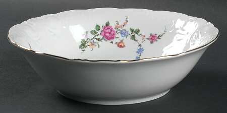Rose Garden 9" Round Vegetable Bowl by Wawel