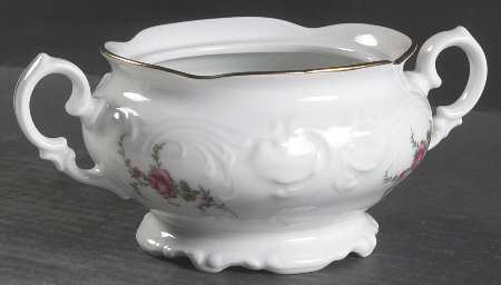 Rose Garden Sugar Bowl No Lid