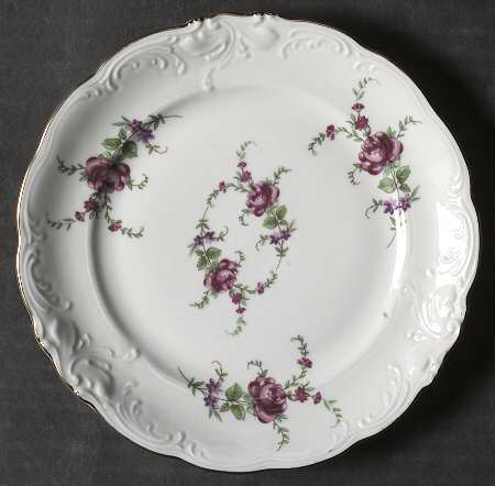 Rose Garden Bread & Butter Plate
