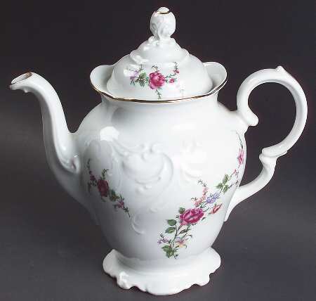 Rose Garden Mini Coffee Pot & Lid