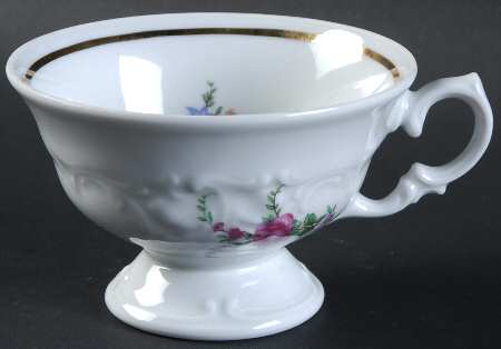 Rose Garden Footed Cup