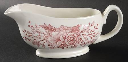 Kew Pink Gravy Boat