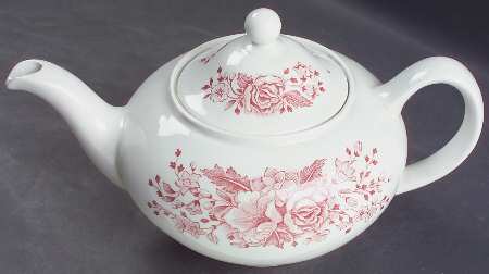 Kew Pink Teapot & Lid