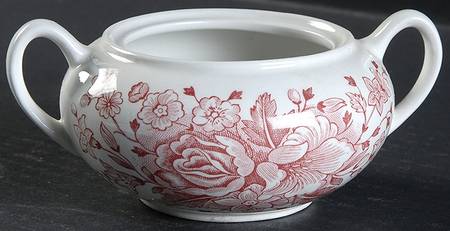 Kew Pink Sugar Bowl No Lid