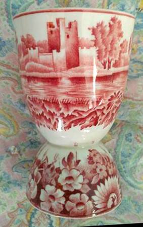 Abbeys Red Double Egg Cup
