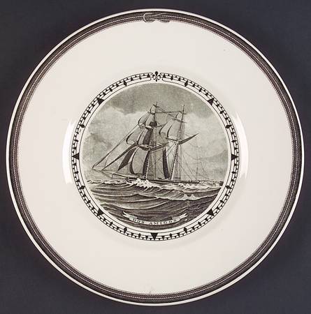 American Sailing Ships Black by Wedgwood