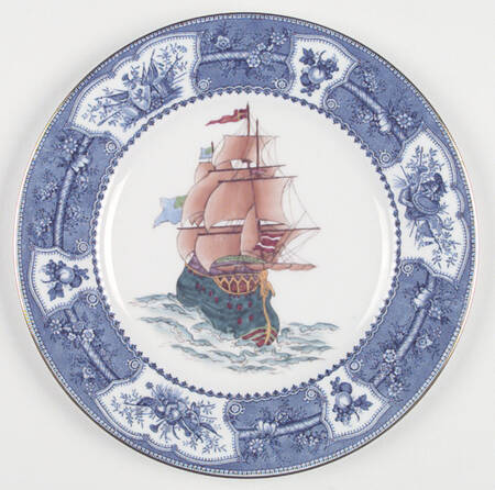 Ships Dinner Plate