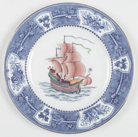 Ships Dinner Plate