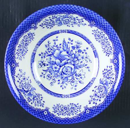 Kew Blue 9" Round Vegetable Bowl
