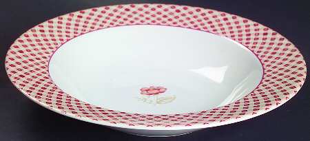 Norfolk Rose Large Rim Soup Bowl