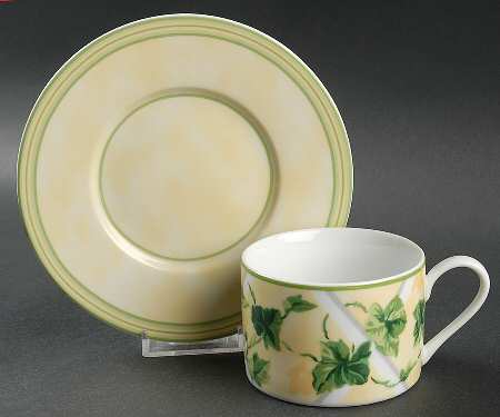 Gazebo Flat Cup & Saucer Set