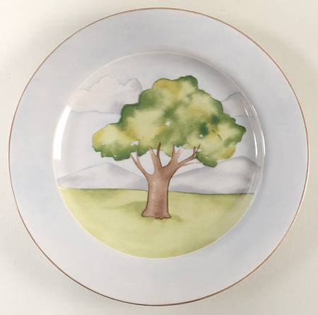 Just Leaves Salad Plate