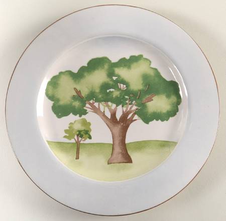 Just Leaves Salad Plate by Waverly