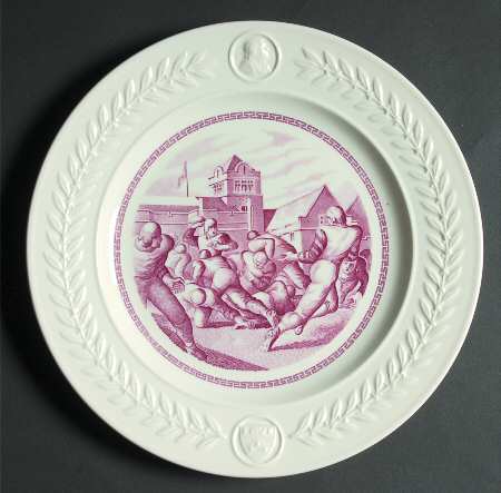 University of Pennsylvania Mulberry Dinner Plate