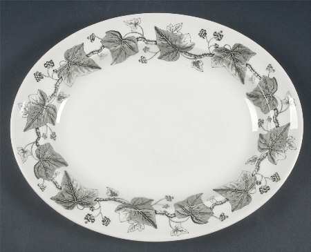 Napoleon Ivy Black 12" Oval Serving Platter