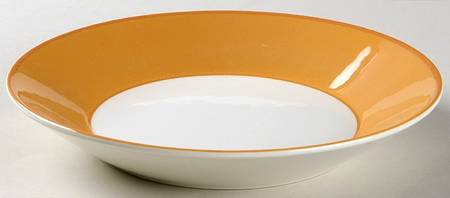 Passano Orange Coupe Soup Bowl