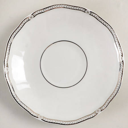 Crown Platinum Saucer for Footed Cup