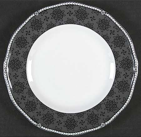 Crown Platinum Accent Luncheon Plate