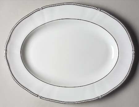 Crown Platinum 13" Oval Serving Platter
