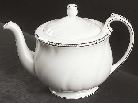 Crown Platinum Teapot & Lid