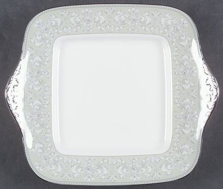 Juliet Square Handled Cake Plate