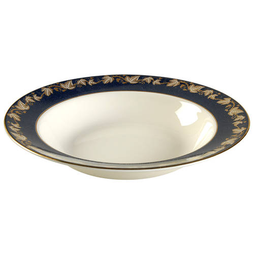 Whitehall 2000 (Powder Dark Blue Rim) Rim Soup Bowl