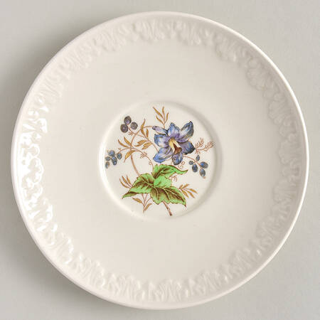 Hampton Court (Cream Rim) Saucer for Cream Soup Bowl by Wedgwood