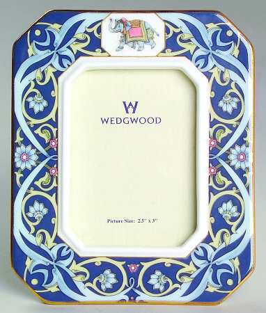 Blue Elephant Frame-Holds 2.5" X 3"
