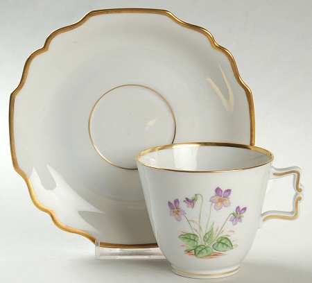 6524 Footed Cup & Saucer Set