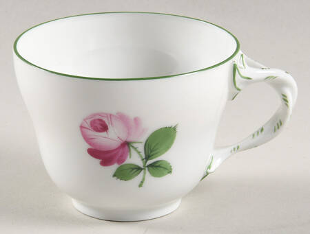 Viennese Rose Flat Demitasse Cup