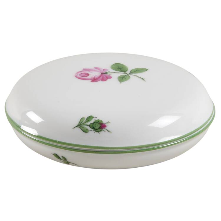 Viennese Rose 4" Round Box & Lid