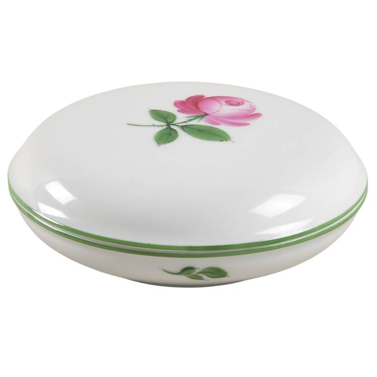 Viennese Rose 3" Round Box & Lid