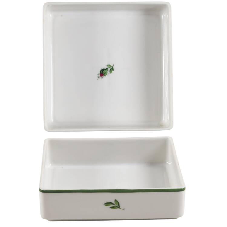 Viennese Rose Square Box No Lid