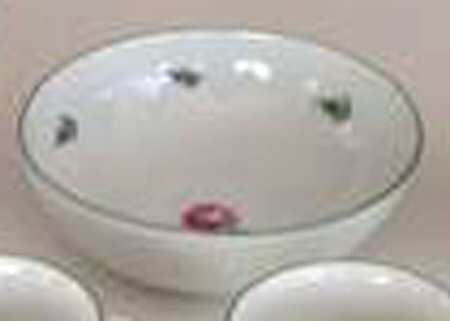 Viennese Rose 7" Round Vegetable Bowl
