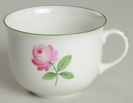 Viennese Rose Flat Cup